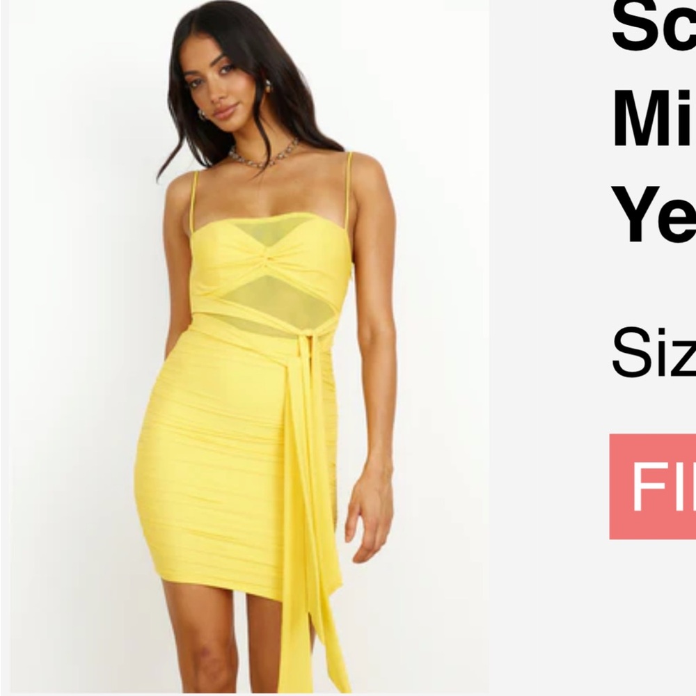 Hello Molly Radiant Yellow Wedding Guest Dress
